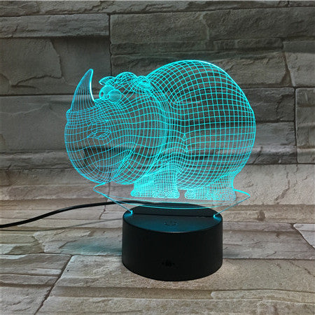 Dinosaur New 3D Table Lamp Luminaria LED Night Lights USB Touch Switch Children's Room Decorative lighting Great T AW-146