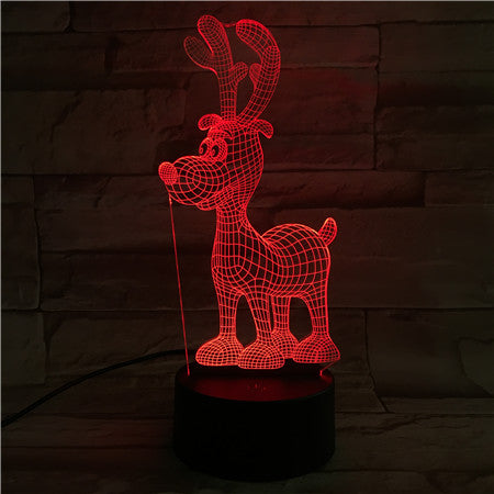 DEER 1- 3D Optical Illusion LED Lamp Hologram