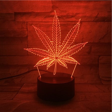 Plant 1- 3D Optical Illusion LED Lamp Hologram