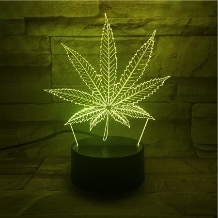 Plant 1- 3D Optical Illusion LED Lamp Hologram