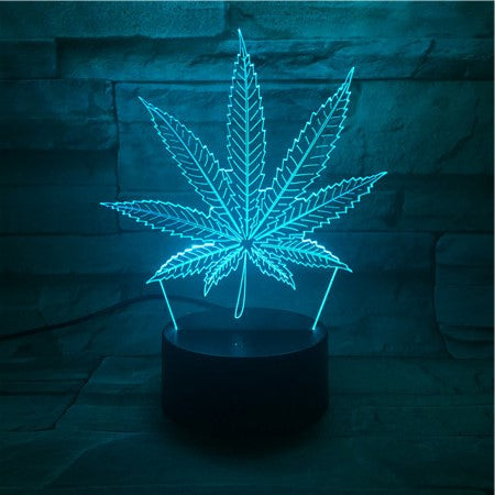 Plant 1- 3D Optical Illusion LED Lamp Hologram