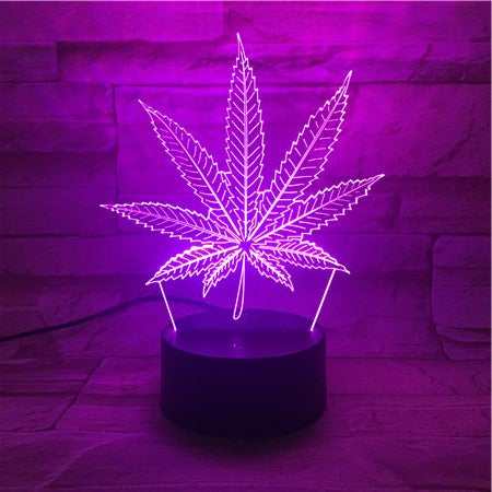Plant 1- 3D Optical Illusion LED Lamp Hologram
