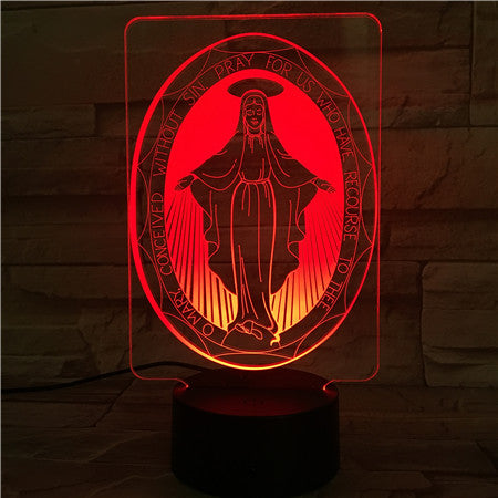 Maria - 3D Optical Illusion LED Lamp Hologram