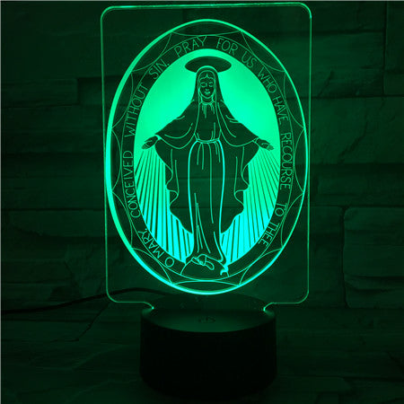 Maria - 3D Optical Illusion LED Lamp Hologram