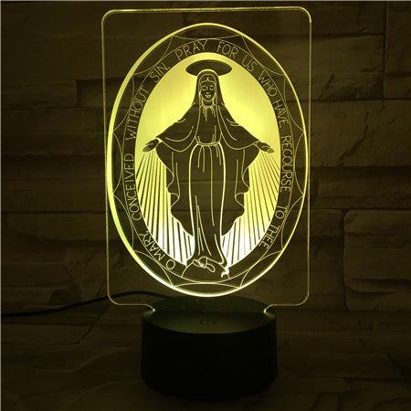 Maria - 3D Optical Illusion LED Lamp Hologram