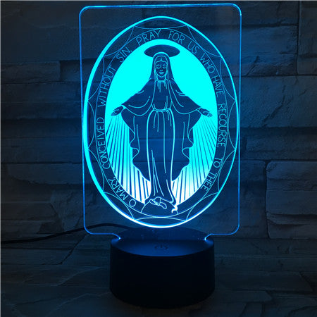Maria - 3D Optical Illusion LED Lamp Hologram