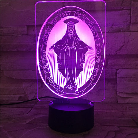 Maria - 3D Optical Illusion LED Lamp Hologram