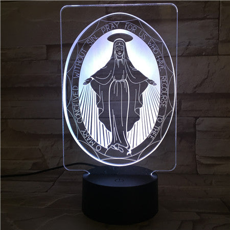 Maria - 3D Optical Illusion LED Lamp Hologram
