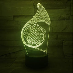 Tuba 1 - 3D Optical Illusion LED Lamp Hologram