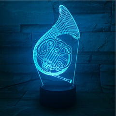 Tuba 1 - 3D Optical Illusion LED Lamp Hologram