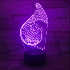 Tuba 1 - 3D Optical Illusion LED Lamp Hologram