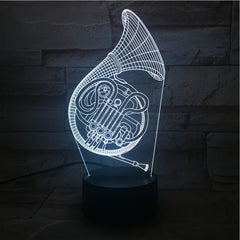 Tuba 1 - 3D Optical Illusion LED Lamp Hologram