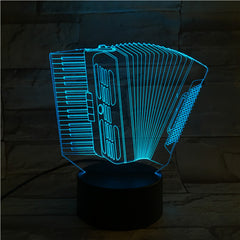 Accordion - 3D Optical Illusion LED Lamp Hologram