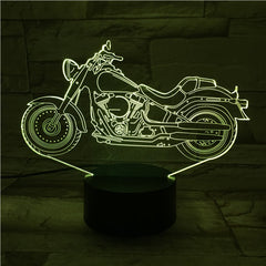 BIKE 1 - 3D Optical Illusion LED Lamp Hologram