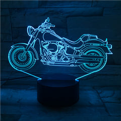 BIKE 1 - 3D Optical Illusion LED Lamp Hologram