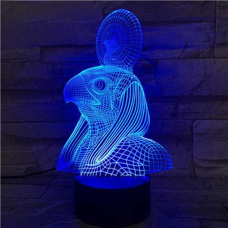 Egypt God - 3D Optical Illusion LED Lamp Hologram