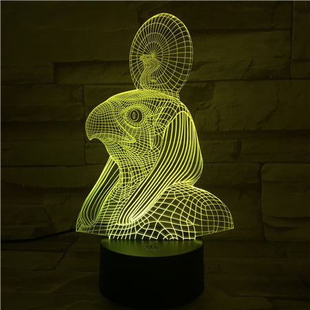 Egypt God - 3D Optical Illusion LED Lamp Hologram