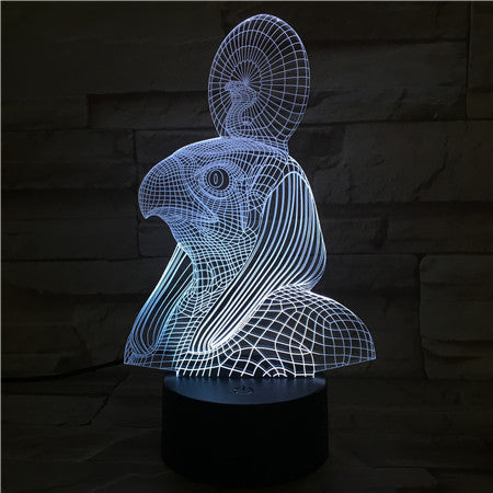 Egypt God - 3D Optical Illusion LED Lamp Hologram