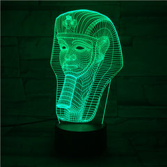 Egypt God 2 - 3D Optical Illusion LED Lamp Hologram