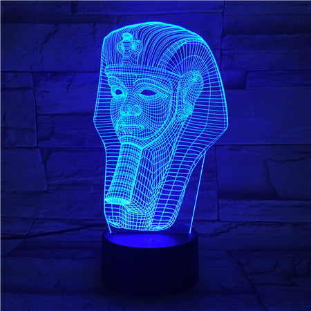 Egypt God 2 - 3D Optical Illusion LED Lamp Hologram