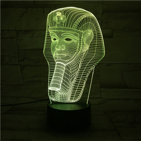 Egypt God 2 - 3D Optical Illusion LED Lamp Hologram