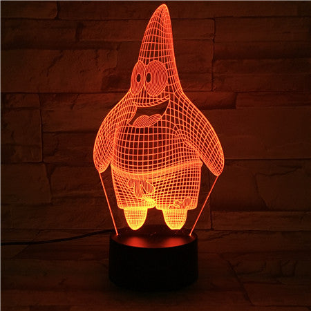 Patrik - 3D Optical Illusion LED Lamp Hologram