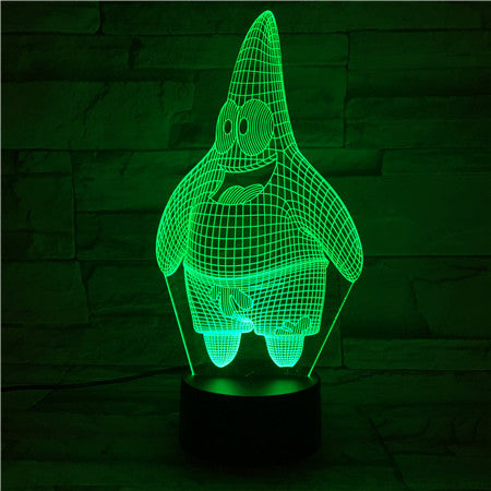 Patrik - 3D Optical Illusion LED Lamp Hologram
