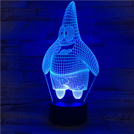 Patrik - 3D Optical Illusion LED Lamp Hologram