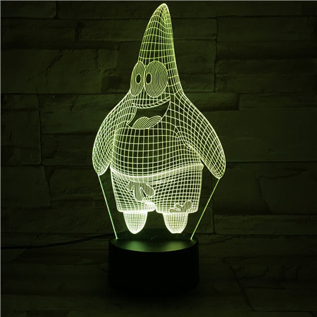 Patrik - 3D Optical Illusion LED Lamp Hologram