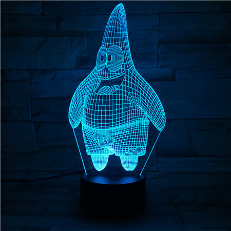 Patrik - 3D Optical Illusion LED Lamp Hologram