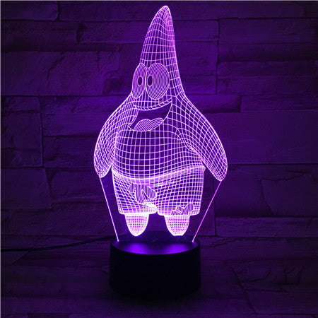 Patrik - 3D Optical Illusion LED Lamp Hologram