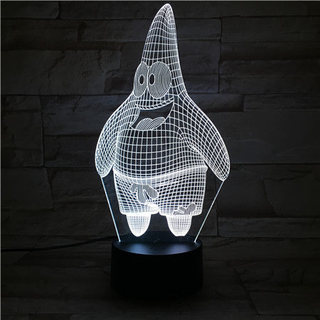 Patrik - 3D Optical Illusion LED Lamp Hologram