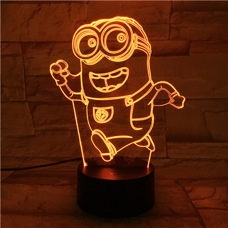 Mini Running - 3D Optical Illusion LED Lamp Hologram
