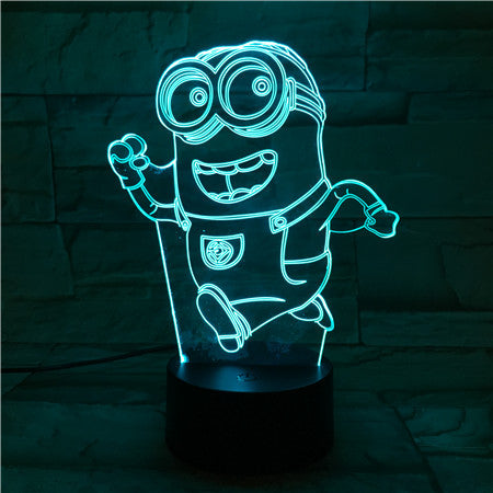 Mini Running - 3D Optical Illusion LED Lamp Hologram