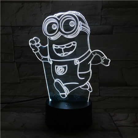 Mini Running - 3D Optical Illusion LED Lamp Hologram