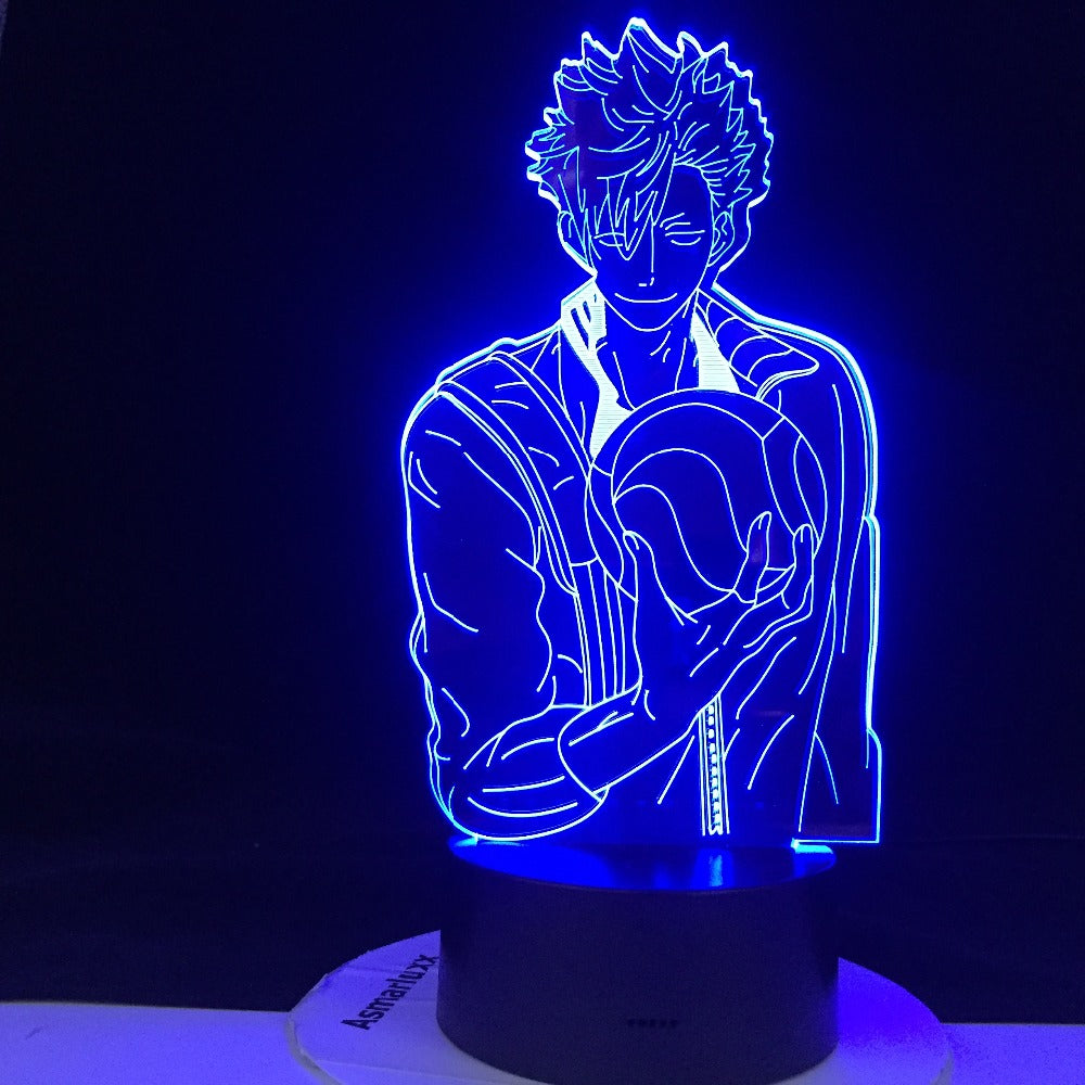 HAIKYUU TETSURO KUROO LED ANIME LAMP Manga Gift Anime 3d Lamp Night Light Lamp Otaku Gift Well Packed And Fast Dropshipping