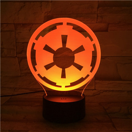 Gear- 3D Optical Illusion LED Lamp Hologram