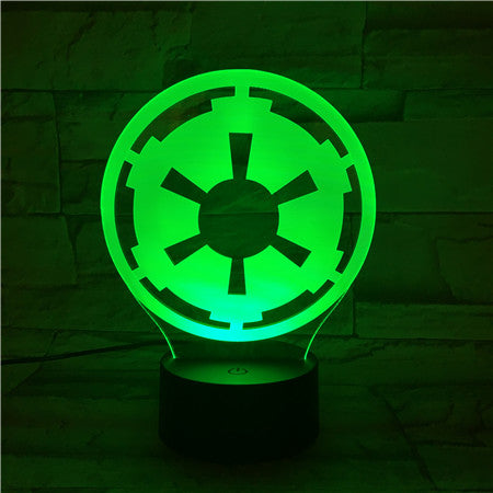 Gear- 3D Optical Illusion LED Lamp Hologram