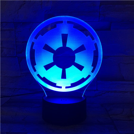 Gear- 3D Optical Illusion LED Lamp Hologram