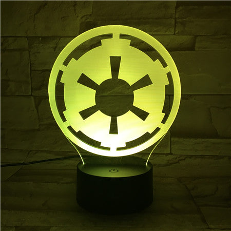Gear- 3D Optical Illusion LED Lamp Hologram