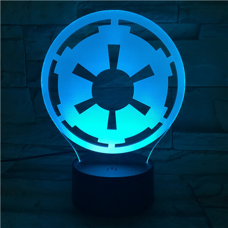 Gear- 3D Optical Illusion LED Lamp Hologram