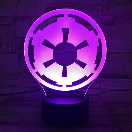 Gear- 3D Optical Illusion LED Lamp Hologram