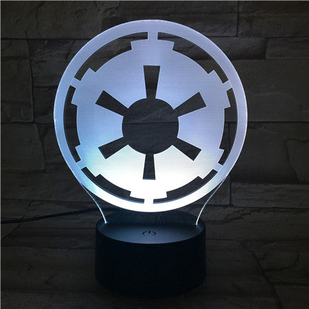 Gear- 3D Optical Illusion LED Lamp Hologram