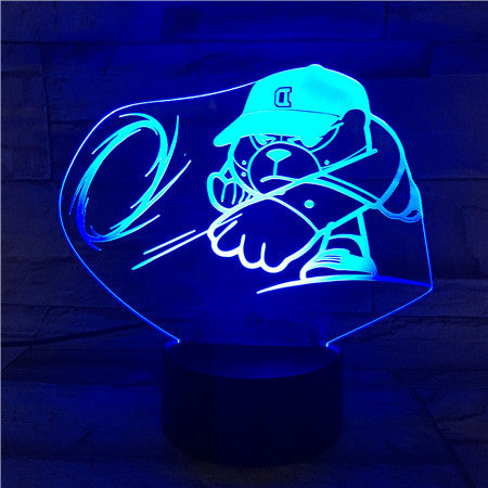 D Bear - 3D Optical Illusion LED Lamp Hologram