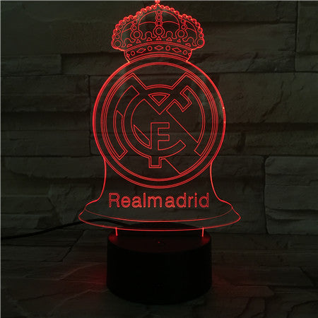 Real M - 3D Optical Illusion LED Lamp Hologram