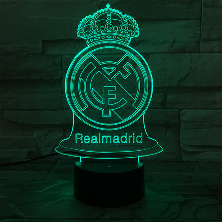 Real M - 3D Optical Illusion LED Lamp Hologram