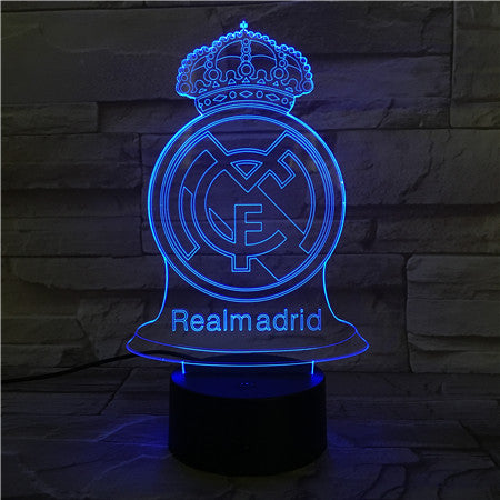 Real M - 3D Optical Illusion LED Lamp Hologram