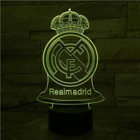 Real M - 3D Optical Illusion LED Lamp Hologram