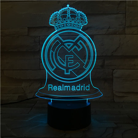 Real M - 3D Optical Illusion LED Lamp Hologram