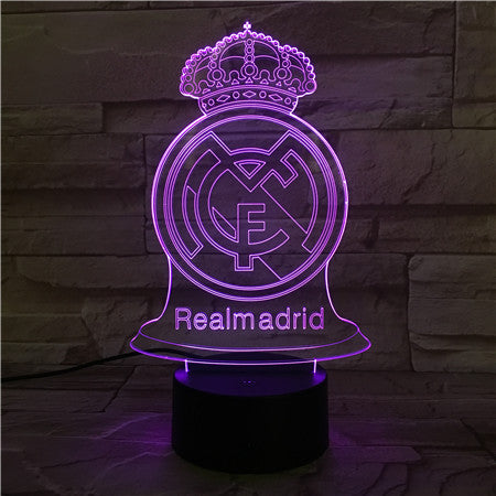 Real M - 3D Optical Illusion LED Lamp Hologram